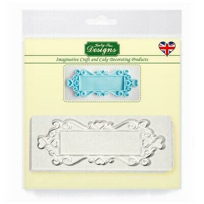 SALE!!! Katy Sue Silicone Mould -DECORATIVE PLAQUE -RECTANGLE HEARTS -Καλούπι Σιλικόνης Ορθογώνια Διακοσμητική Πλάκα με Καρδιές SALE!!! Katy Sue Silicone Mould -DECORATIVE PLAQUE -RECTANGLE HEARTS -Καλούπι Σιλικόνης Ορθογώνια Διακοσμητική Πλάκα με Καρδιές