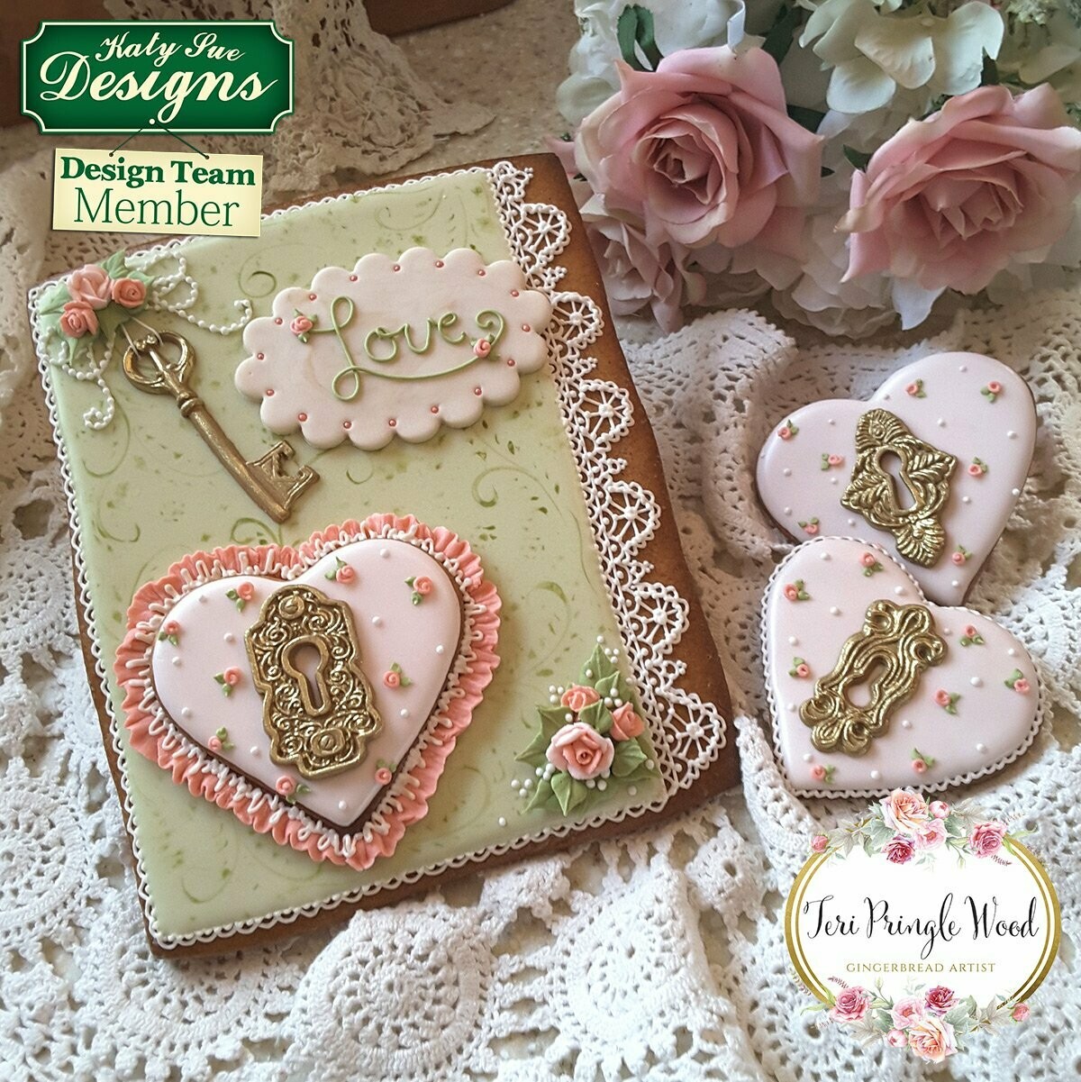 Katy Sue Silicone Mould -LOCKS and KEYS - Καλούπι Σιλικόνης Κλειδαριές και Κλειδιά