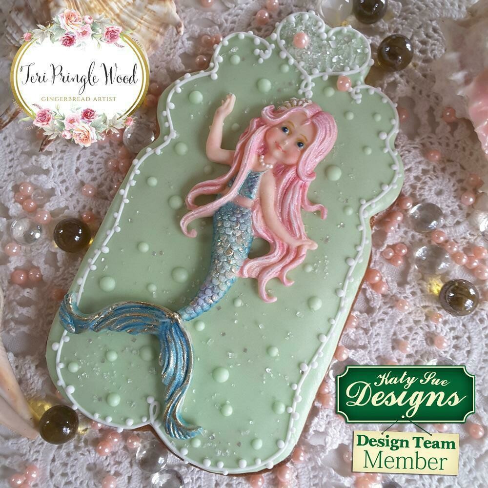 Katy Sue Silicone Mould -MERMAID -Καλούπι Σιλικόνης Γοργόνα