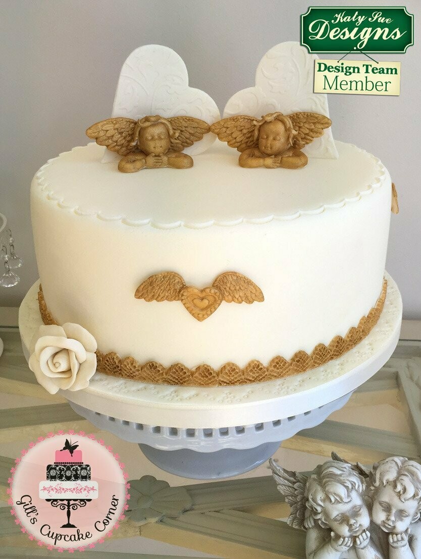 Katy Sue Silicone Mould -WINGS -Καλούπι Σιλικόνης Φτερά