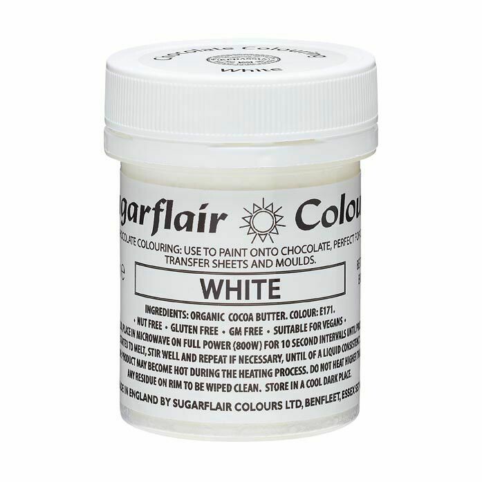 Sugarflair Chocolate Colour-WHITE 35g - Χρώμα  Σοκολάτας Λευκό