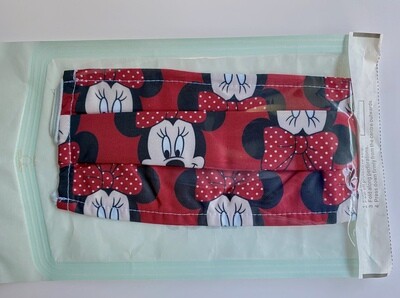 Μάσκα Ενηλίκων Κόκκινη Minnie Mouse ∞ Μάσκα Ενηλίκων Κόκκινη Minnie Mouse ∞