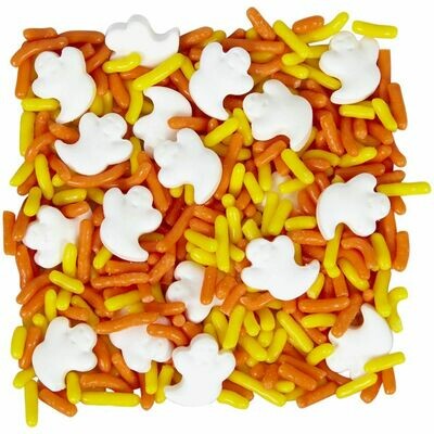 Wilton Sprinkles -GHOST MIX 50g - Μείγμα Ζαχαρωτών Φαντάσματα Wilton Sprinkles -GHOST MIX 50g - Μείγμα Ζαχαρωτών Φαντάσματα