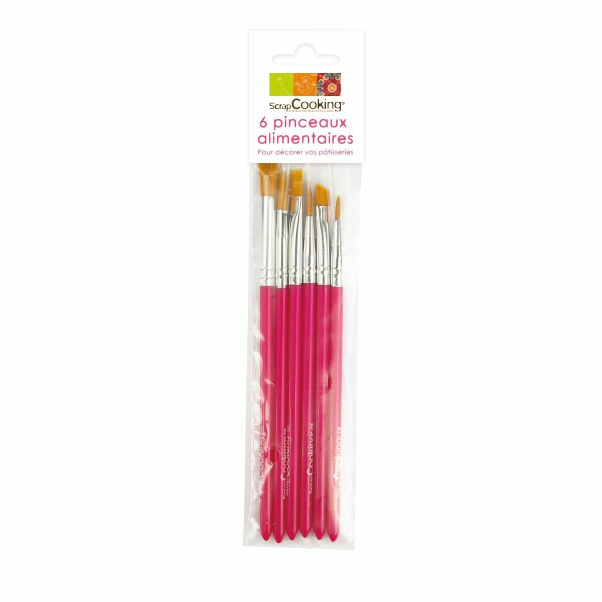 ScrapCooking Food Brush Set of 6 - Σετ 6τεμ Πινέλα