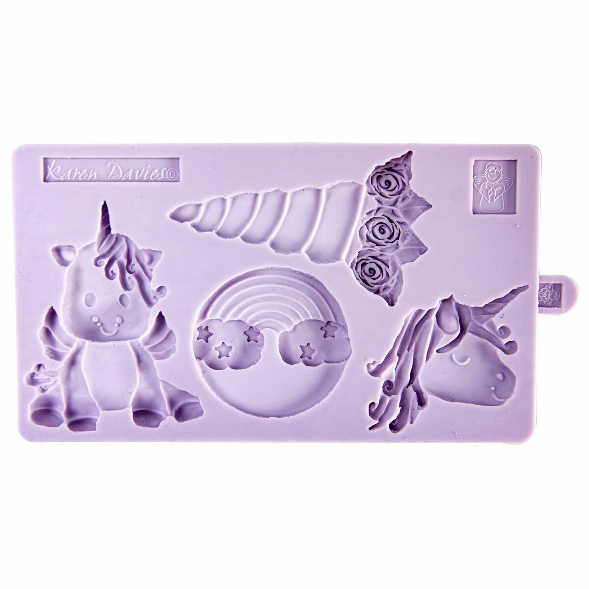 SALE!!! Karen Davies UNICORNS - Καλούπι Σιλικόνης Μονόκεροι