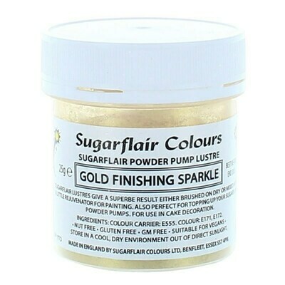 Sugarflair Powder Puff Glitter Dust REFILL -FINISHING SPARKLE -GOLD 25g - Ανταλλακτικό για Σπρέι Αντλίας βρώσιμης σκόνης γκλίτερ Λαμπερό Τελείωμα Χρυσό 25γρ ∞ Sugarflair Powder Puff Glitter Dust REFILL -FINISHING SPARKLE -GOLD 25g - Ανταλλακτικό για Σπρέι Αντλίας βρώσιμης σκόνης γκλίτερ Λαμπερό Τελείωμα Χρυσό 25γρ ∞