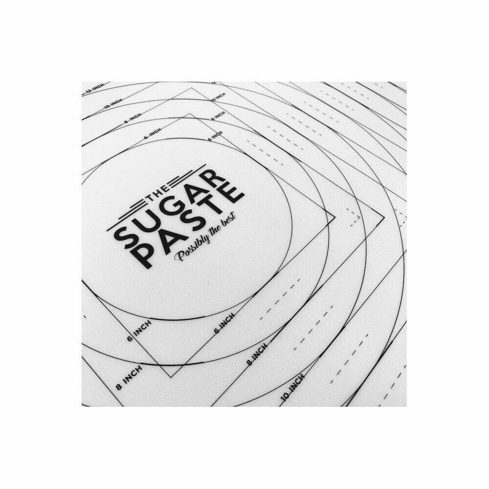 THE SUGAR PASTE™ LARGE Rolling Mat 90εκ * 60εκ - Αντικολλητική Επιφάνεια Εργασίας