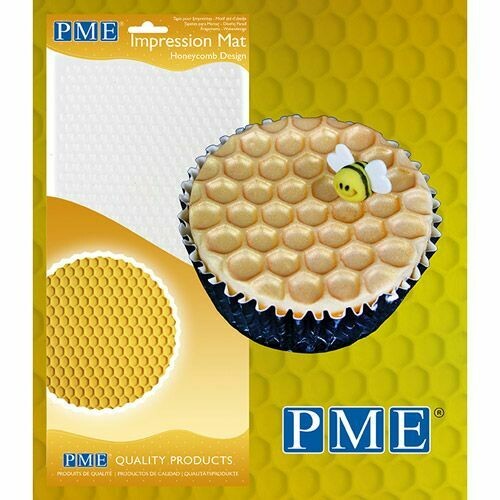 PME Impression Mat -HONEYCOMB -Πατάκι Αποτύπωσης Σχεδίου Κηρήθρα