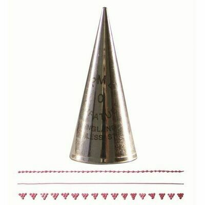 PME Nozzle -WRITING (Round) -Μύτη Κορνέ Γραψίματος Στρογγυλή No.0