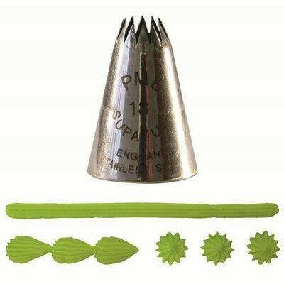 PME Nozzle -STAR -Μύτη Κορνέ για Αστέρι No.13 PME Nozzle -STAR -Μύτη Κορνέ για Αστέρι No.13