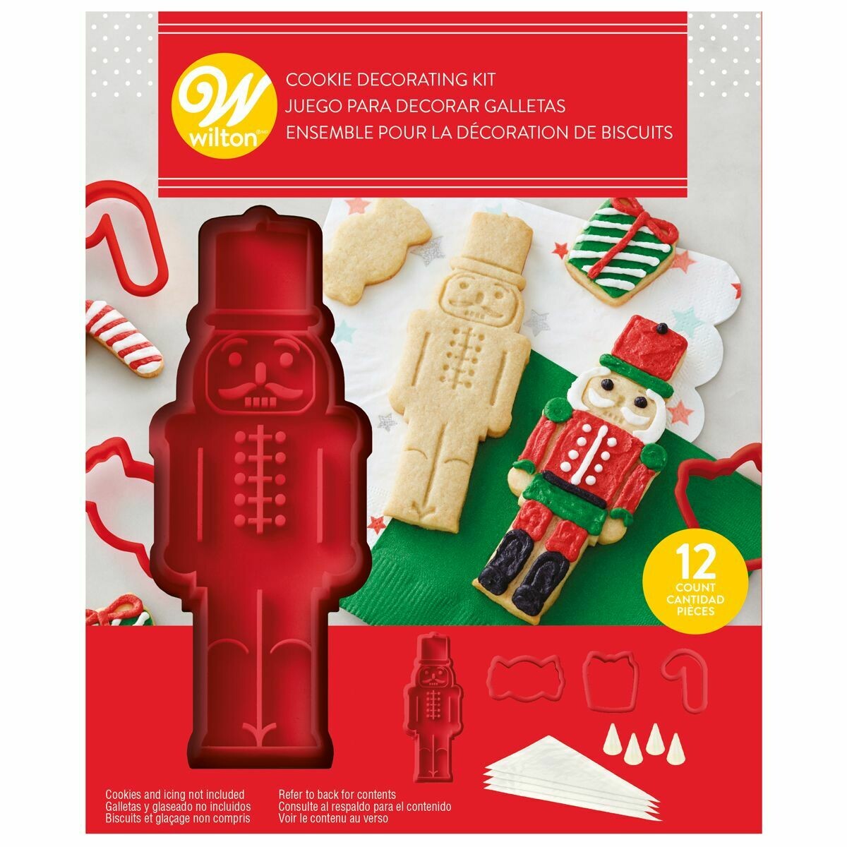 Wilton Christmas Cookie Stamp Kit &#39;NUTCRACKER&#39; - Χριστουγεννιάτικο σετ κατασκευής Μπισκότων