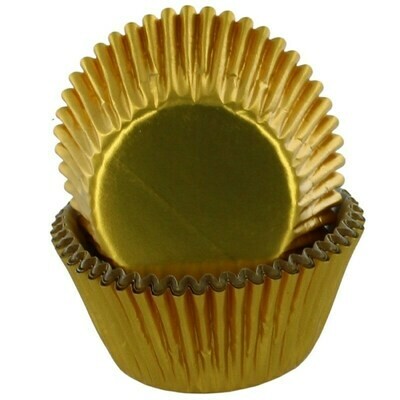Baked With Love Cupcake Cases -METALLIC GOLD - Θήκες Ψησίματος -Μεταλλικό Χρυσό 50 τεμ.