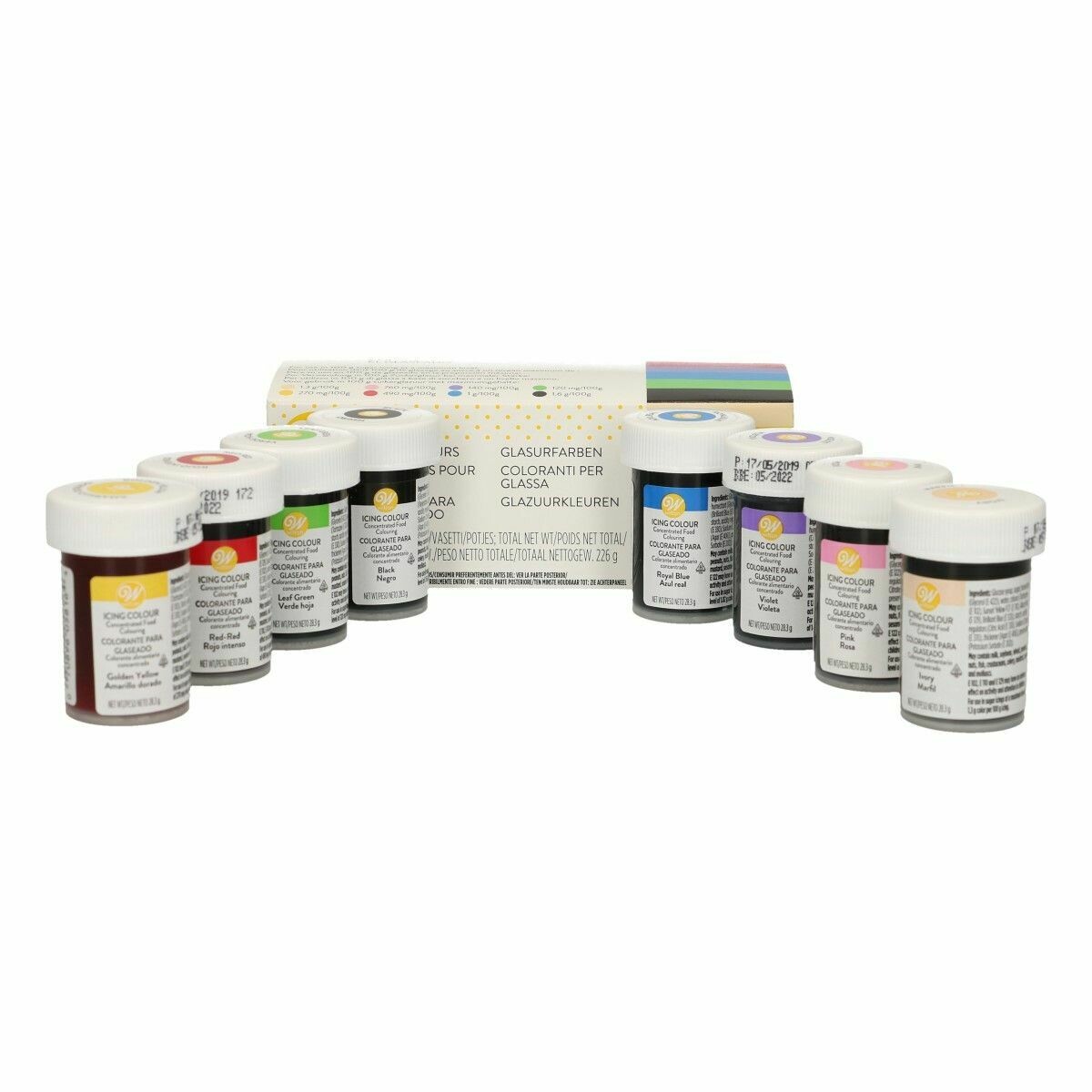 Wilton Icing Colour Kit 8 x 28g - Σετ χρώματα σε πάστα 8τεμ