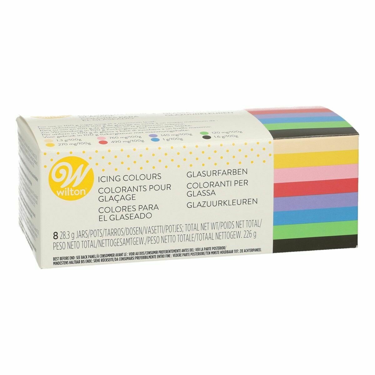 Wilton Icing Colour Kit 8 x 28g - Σετ χρώματα σε πάστα 8τεμ