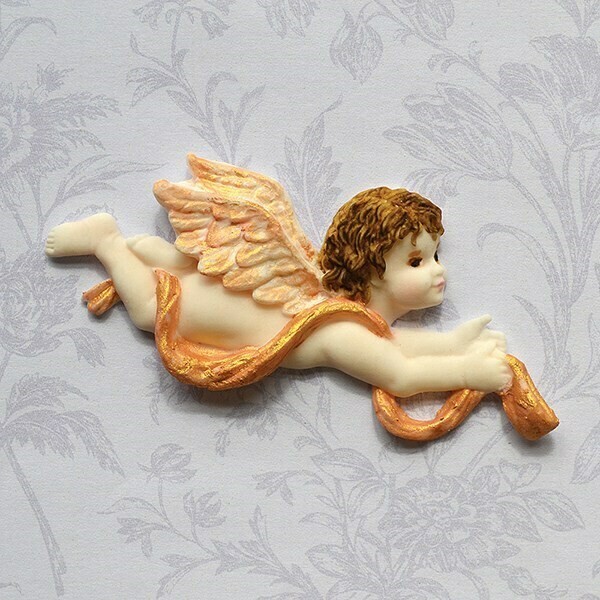 SALE!!! Katy Sue Silicone Mould -ORNAMENTAL CHERUBS - Καλούπι Σιλικόνης Διακοσμητικά Αγγελάκια