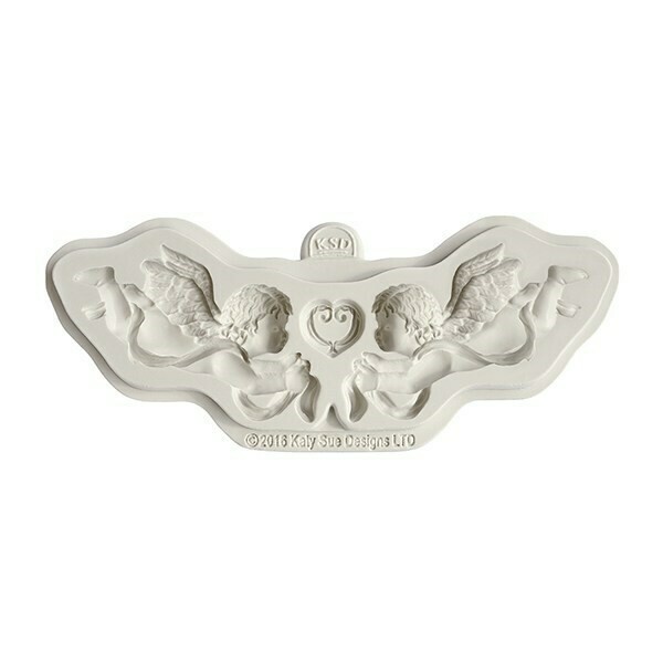 SALE!!! Katy Sue Silicone Mould -ORNAMENTAL CHERUBS - Καλούπι Σιλικόνης Διακοσμητικά Αγγελάκια