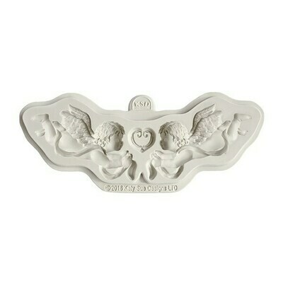 SALE!!! Katy Sue Silicone Mould -ORNAMENTAL CHERUBS - Καλούπι Σιλικόνης Διακοσμητικά Αγγελάκια