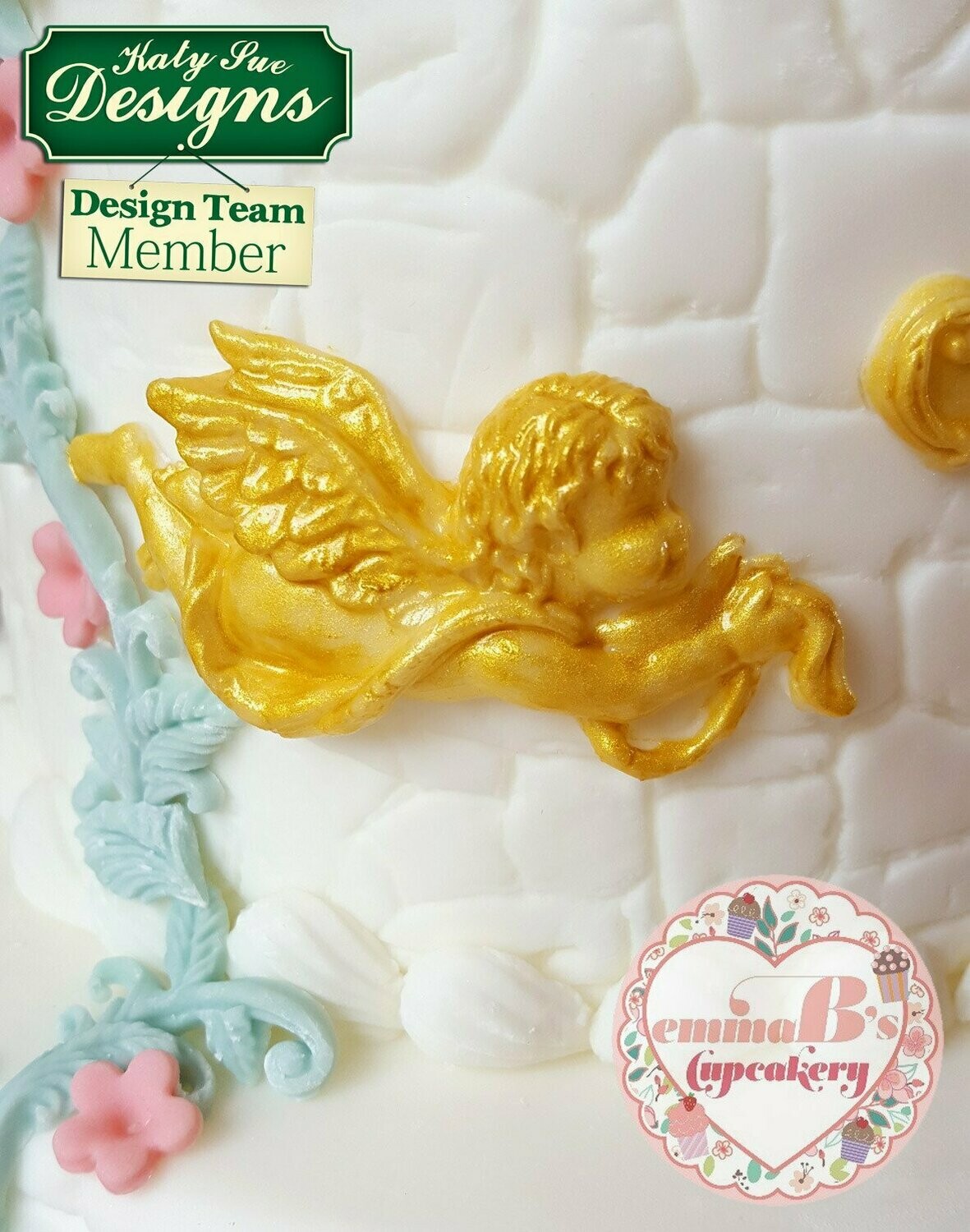 SALE!!! Katy Sue Silicone Mould -ORNAMENTAL CHERUBS - Καλούπι Σιλικόνης Διακοσμητικά Αγγελάκια