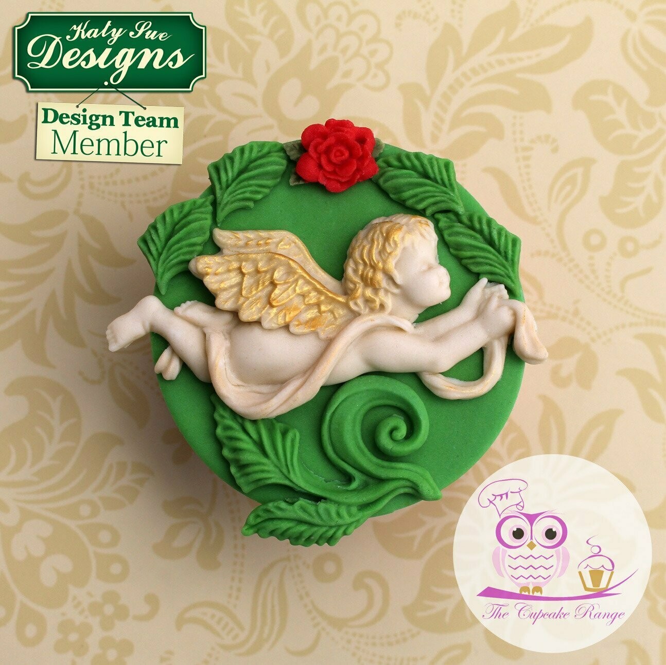 SALE!!! Katy Sue Silicone Mould -ORNAMENTAL CHERUBS - Καλούπι Σιλικόνης Διακοσμητικά Αγγελάκια