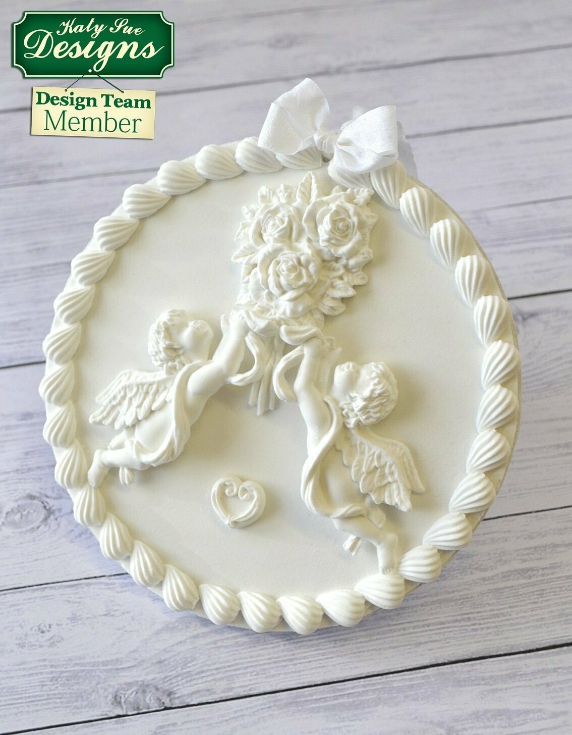 SALE!!! Katy Sue Silicone Mould -ORNAMENTAL CHERUBS - Καλούπι Σιλικόνης Διακοσμητικά Αγγελάκια