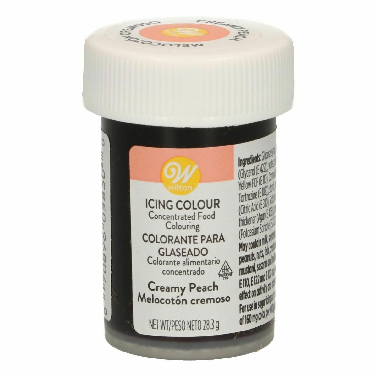 Wilton Icing Colour -CREAMY PEACH - Χρώμα σε Πάστα - Σομόν/Ροδακινί 28γρ
