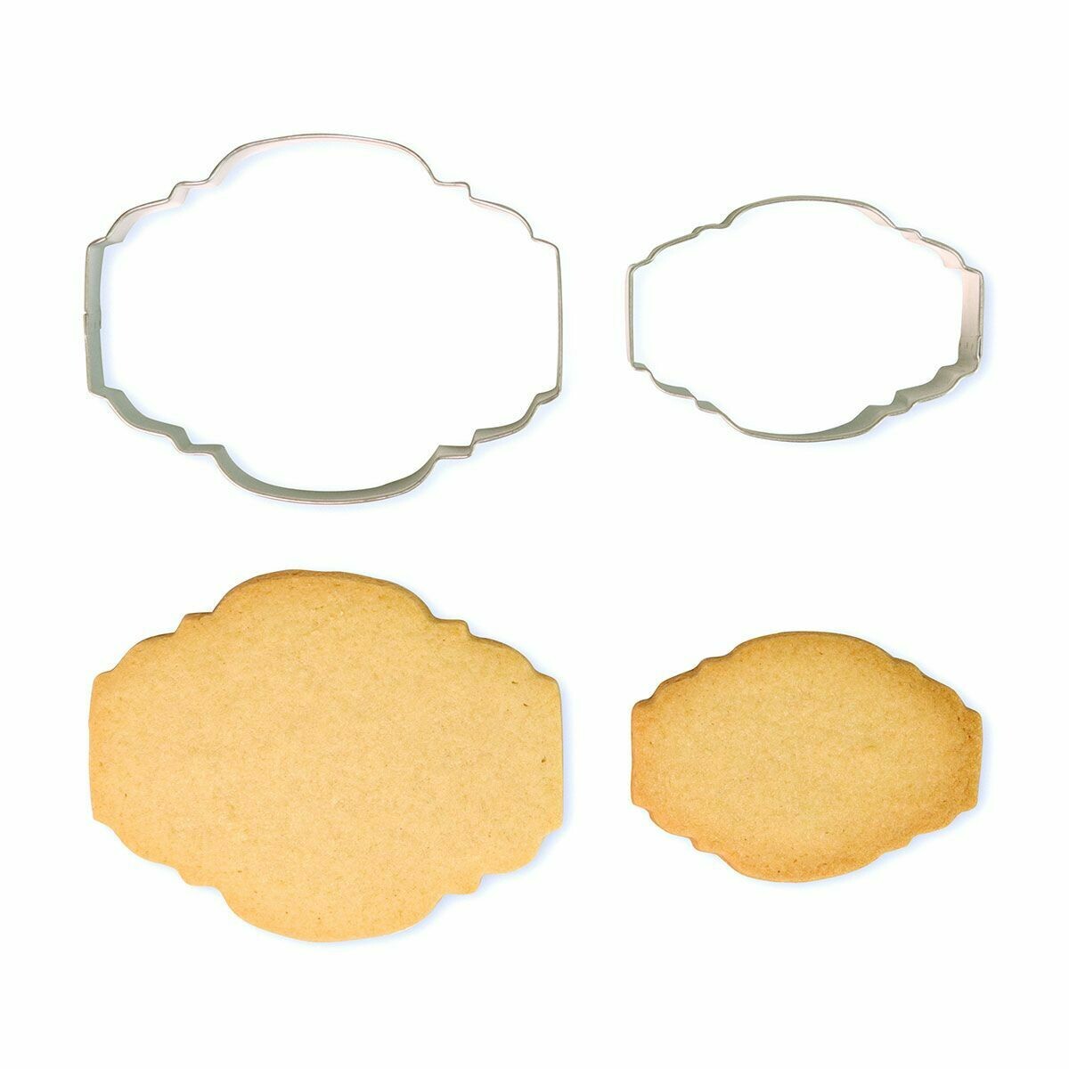 PME Set of 2 Plaque Cutters -STYLE 2 - Σετ 2τεμ κουπ πατ Κορνίζες/πλάκες