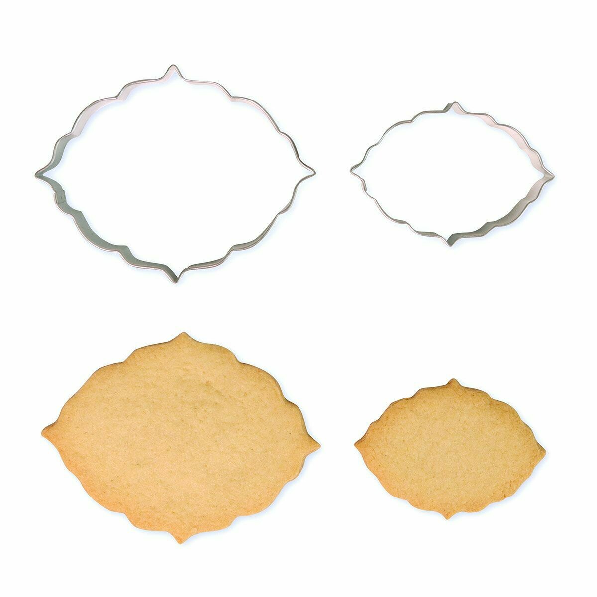 PME Set of 2 Plaque Cutters -STYLE 6 - Σετ 2τεμ κουπ πατ Κορνίζες/πλάκες