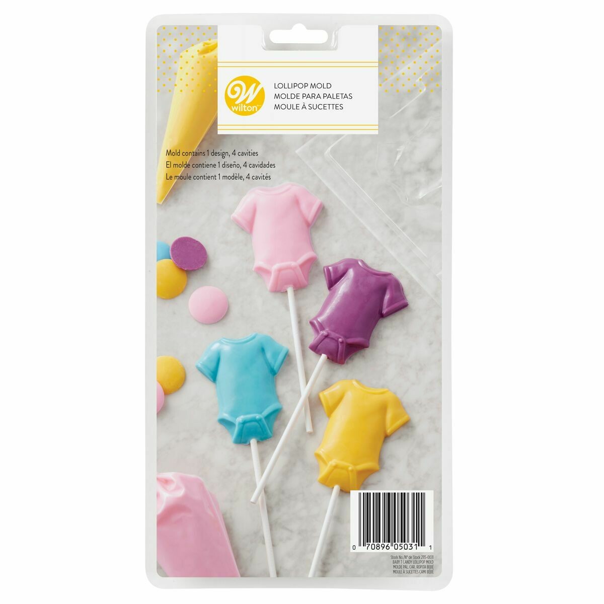 Wilton Lollipop Mould Baby Tee - Καλούπι για Γλειφιτζούρι Φορμάκι Μωρού