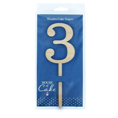 House of Cake Wooden Topper No.3 - Τόπερ Τούρτας Ξύλινο No.3 House of Cake Wooden Topper No.3 - Τόπερ Τούρτας Ξύλινο No.3
