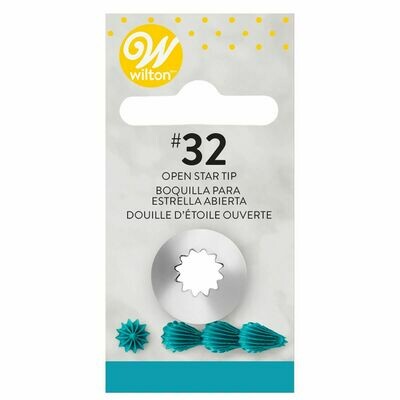 WILTON Nozzle -OPEN STAR No.32- Μύτη Κορνέ Αστέρι