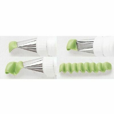 WILTON Nozzle -PETAL No.104 - Μύτη Κορνέ Πέταλο Λουλουδιού