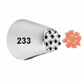 WILTON Nozzle -GRASS/HAIR -SMALL No.233 -Μύτη Κορνέ Μικρή Χορτάρι/Μαλλιά