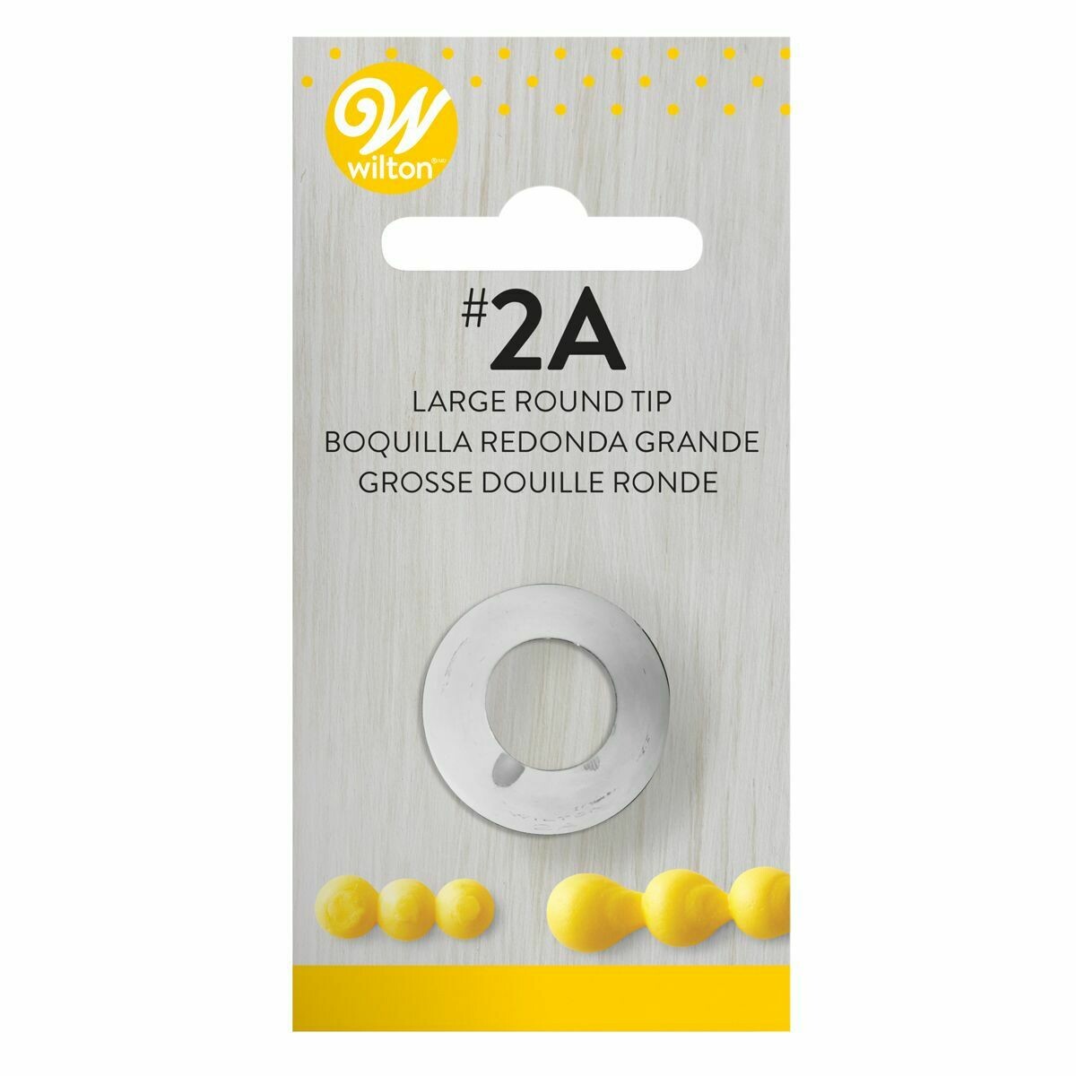 WILTON Nozzle ROUND No.2A - Μύτη Κορνέ Στρογγυλή