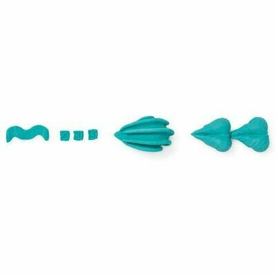 WILTON Nozzles Set of 4 -SPECIALITY TIPS No.44, No.83, No.105 &amp; No.353 - Σετ με 4 μύτες κορνέ