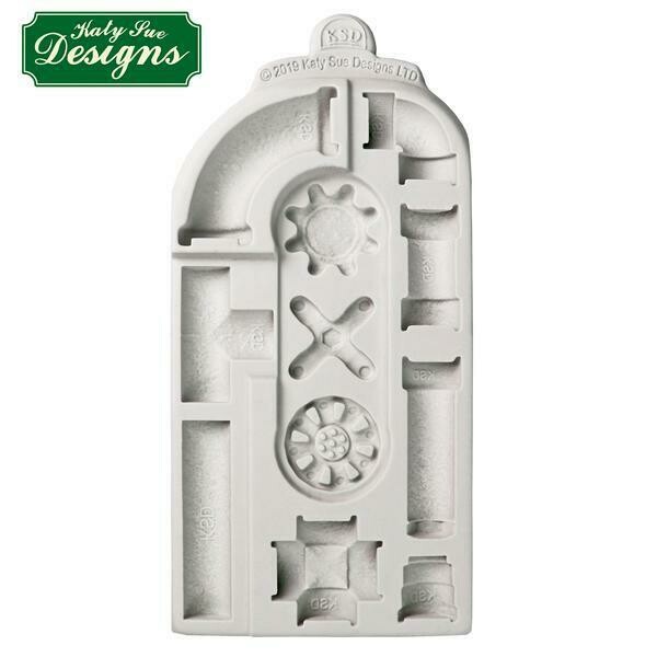 SALE!!! Katy Sue Silicone Mould -RUSTY PIPES -Καλούπι Σιλικόνης Σκουριασμένοι Σωλήνες