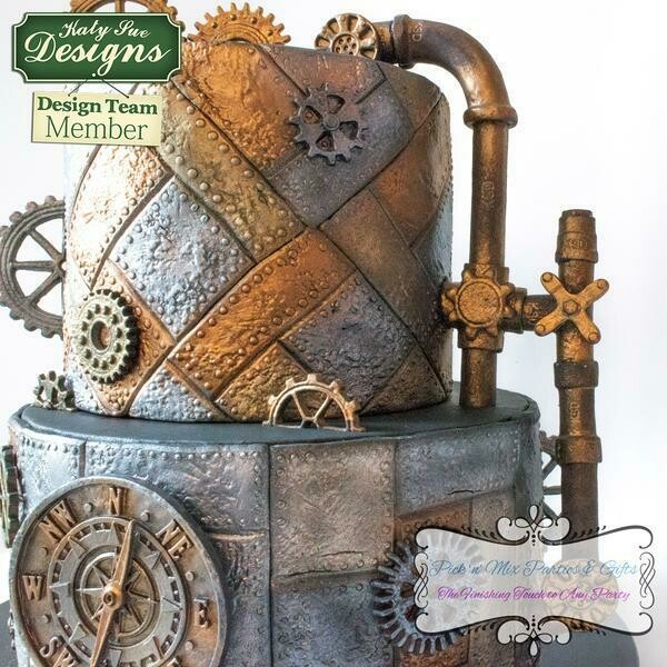 SALE!!! Katy Sue Silicone Mould -RUSTY PIPES -Καλούπι Σιλικόνης Σκουριασμένοι Σωλήνες