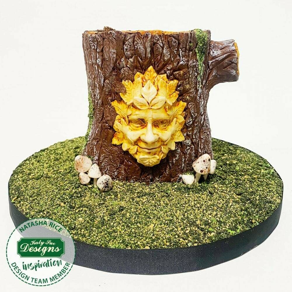 SALE!!! Katy Sue Silicone Mould -LOG Slice Mould -MEDIUM - Καλούπι Σιλικόνης φέτα Κορμού Δέντρου Μεσαίο Μέγεθος 12.5εκ