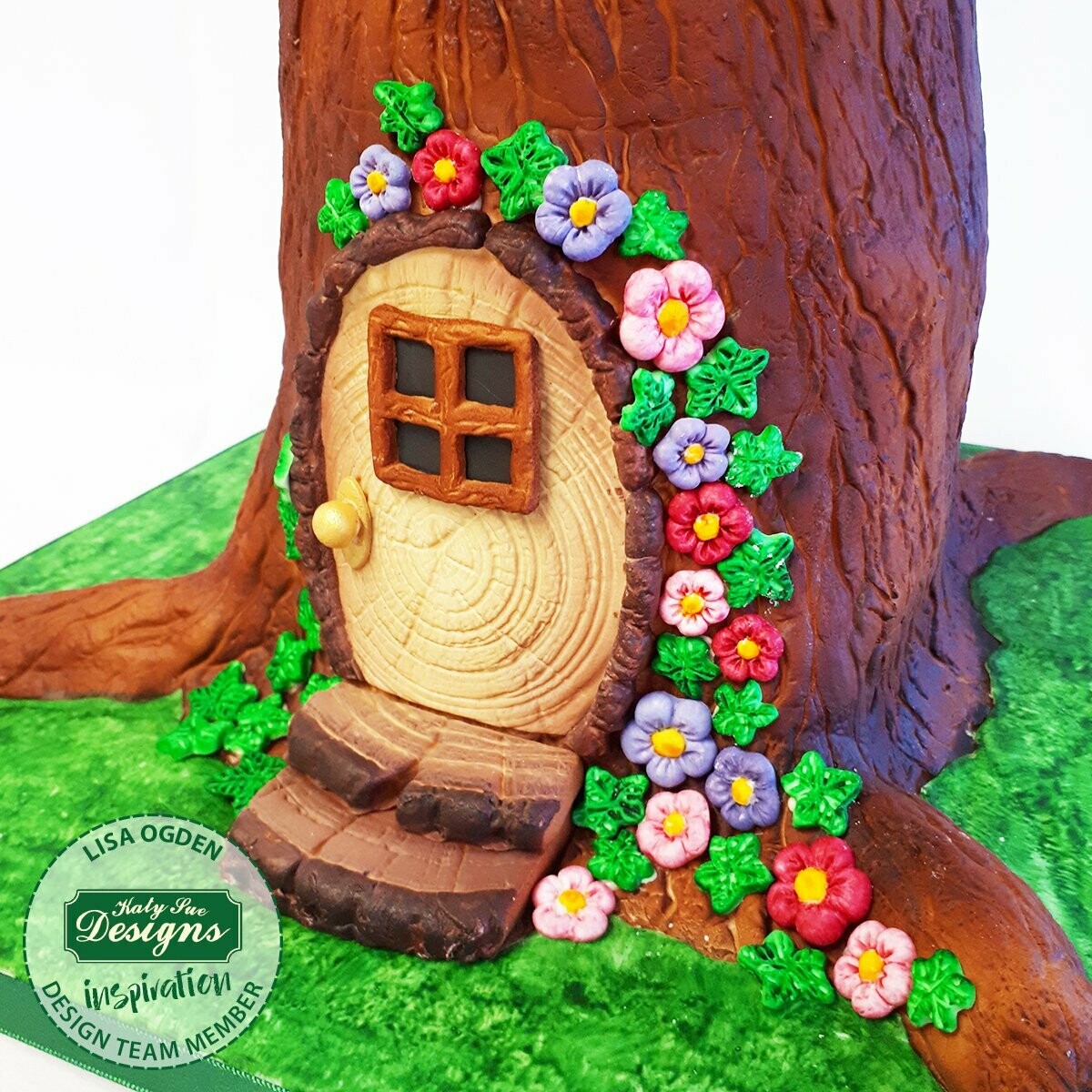 SALE!!! Katy Sue Silicone Mould -LOG Slice Mould -MEDIUM - Καλούπι Σιλικόνης φέτα Κορμού Δέντρου Μεσαίο Μέγεθος 12.5εκ