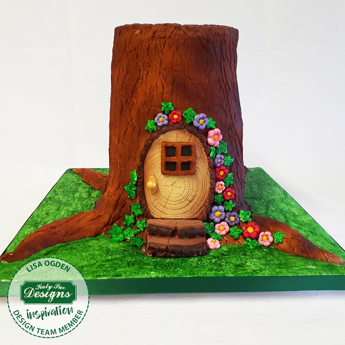 SALE!!! Katy Sue Silicone Mould -LOG Slice Mould -MEDIUM - Καλούπι Σιλικόνης φέτα Κορμού Δέντρου Μεσαίο Μέγεθος 12.5εκ