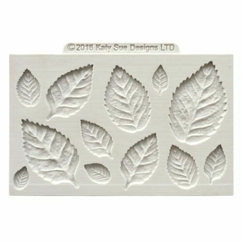 Katy Sue Silicone Mould -ROSE LEAVES - Καλούπι Σιλικόνης Φύλλα Τριαντάφυλλου