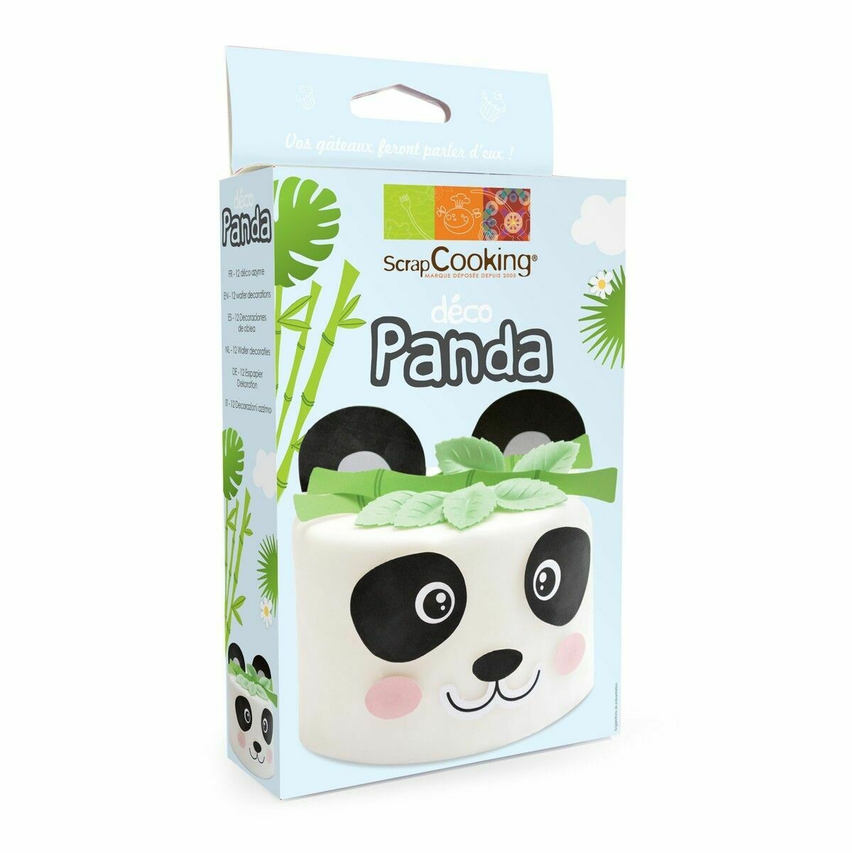 SALE!!! Scrapcooking Wafer Decoration -PANDA 15τεμ - Διακοσμητικά Πάντα από Φύλλο Βάφλας-ΑΝΑΛΩΣΗ ΚΑΤΑ ΠΡΟΤΙΜΗΣΗ 9/25