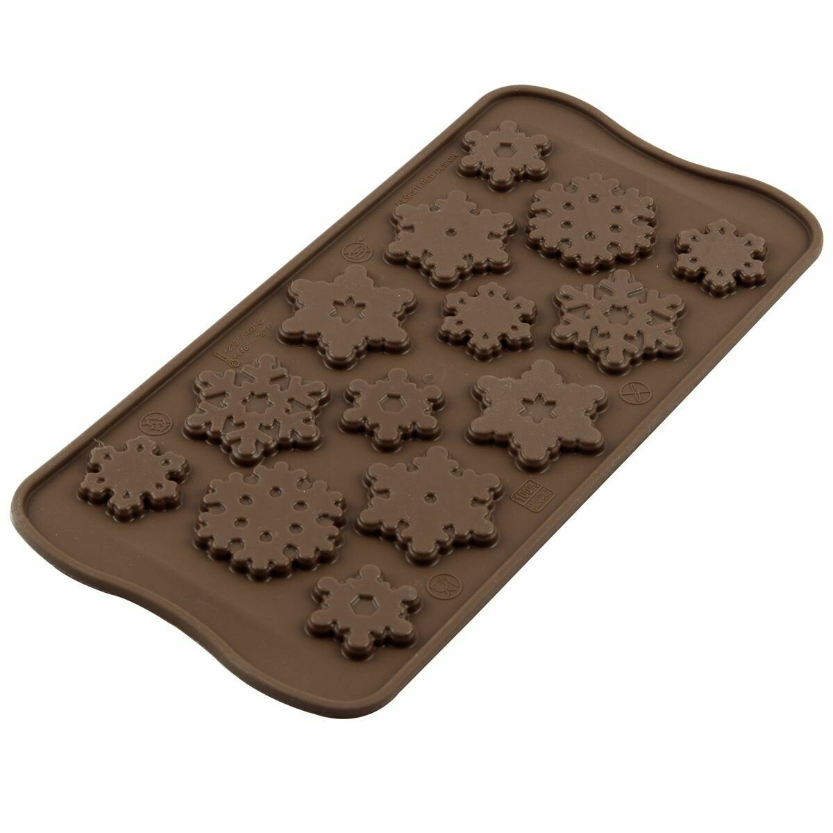 SALE!!! Silikomart Chocolate Mould Choco -FROZEN - Καλούπι Σιλικόνης για Σοκολατένιες χιονονιφάδες
