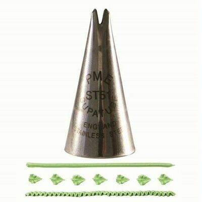 PME Nozzle -LEAF -MEDIUM -Μύτη Κορνέ για Μεσαίο Φύλλο No.51 PME Nozzle -LEAF -MEDIUM -Μύτη Κορνέ για Μεσαίο Φύλλο No.51