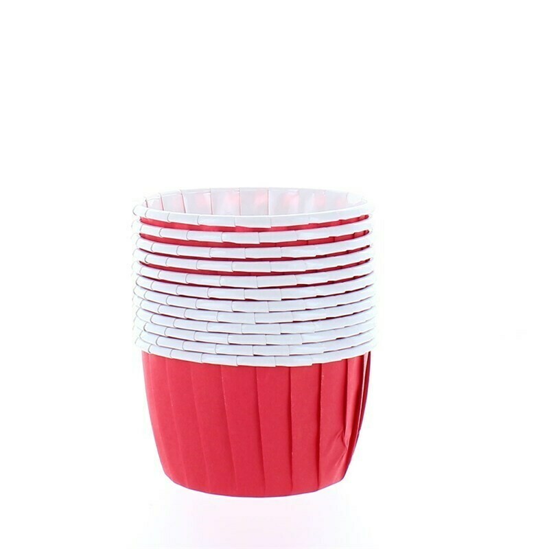 Baked With Love Baking Cups -RED -Κυπελάκια Ψησίματος 5εκ -Κόκκινο 12 τεμ