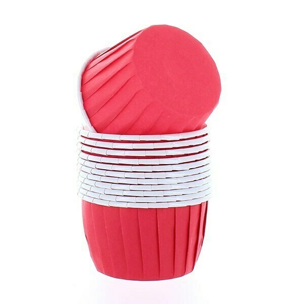 Baked With Love Baking Cups -RED -Κυπελάκια Ψησίματος 5εκ -Κόκκινο 12 τεμ