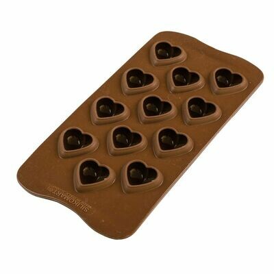 Silikomart Chocolate Mould 'My Love' - Καλούπι σιλικόνης για 12 σοκολατένιες καρδιές