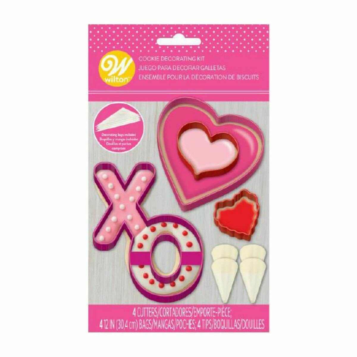 SALE!!! Wilton Decorating Kit for VALENTINE COOKIES Σετ κατασκευής και διακόσμησης μπισκότων με θέμα την Αγάπη