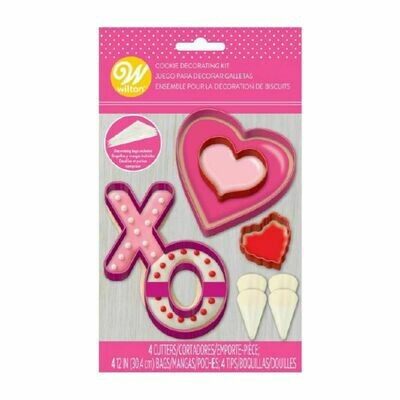 SALE!!! Wilton Decorating Kit for VALENTINE COOKIES Σετ κατασκευής και διακόσμησης μπισκότων με θέμα την Αγάπη