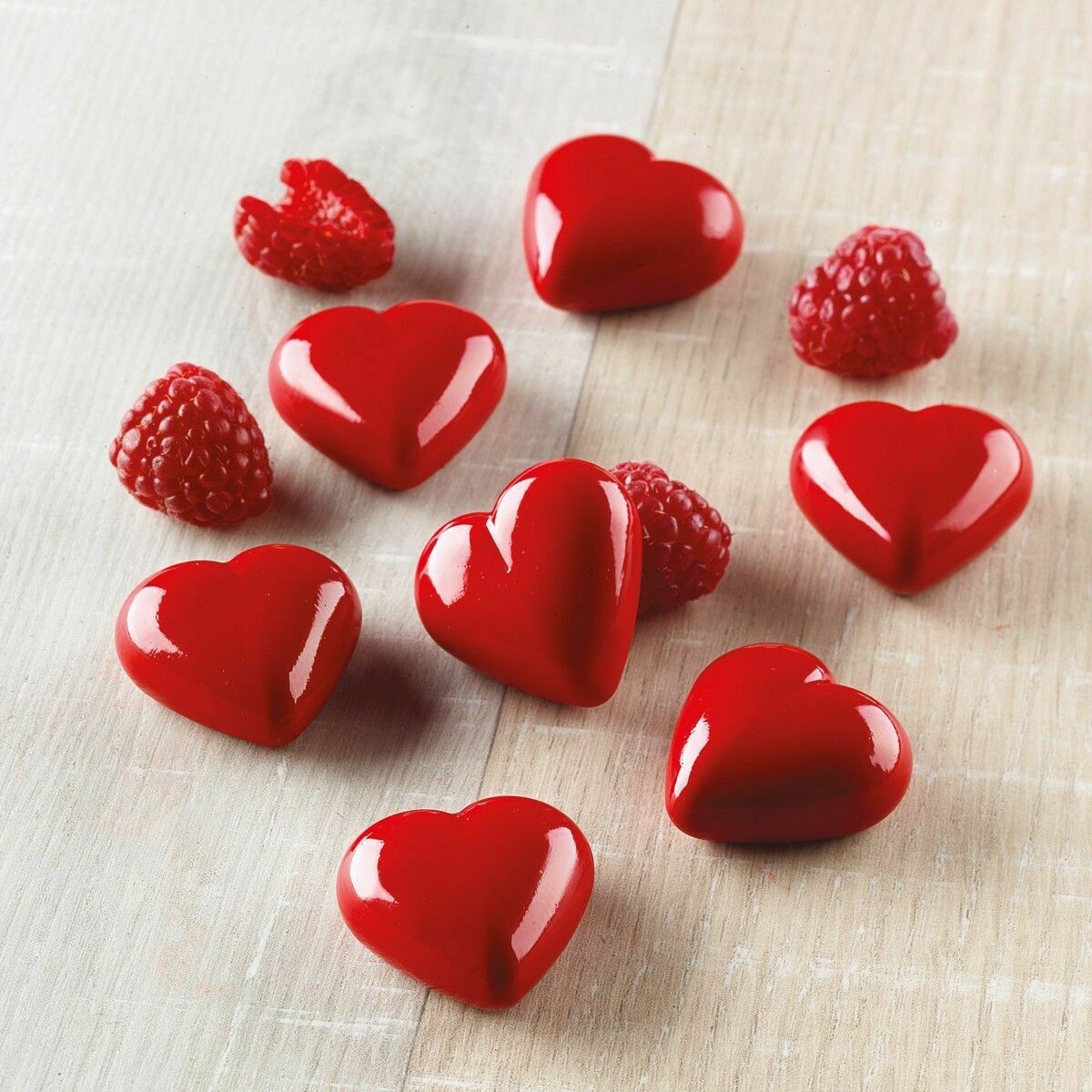 Silikomart Chocolate Mould 'My Love' - Καλούπι σιλικόνης για 12 σοκολατένιες καρδιές