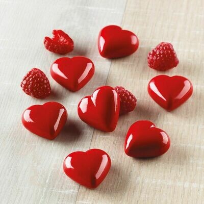Silikomart Chocolate Mould &#39;My Love&#39; - Καλούπι σιλικόνης για 12 σοκολατένιες καρδιές